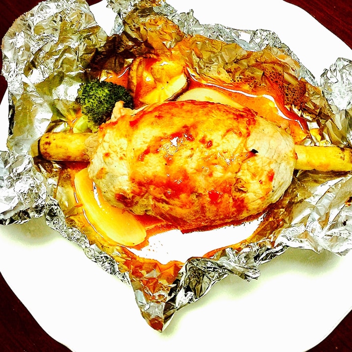 はじめ人間ギャートルズ風 お肉のホイル焼き レシピ 作り方 By らあじ2213 楽天レシピ はじめ人間ギャートルズ風 お肉のホイル焼き レシピ 作り方 By らあじ2213 楽天レシピ